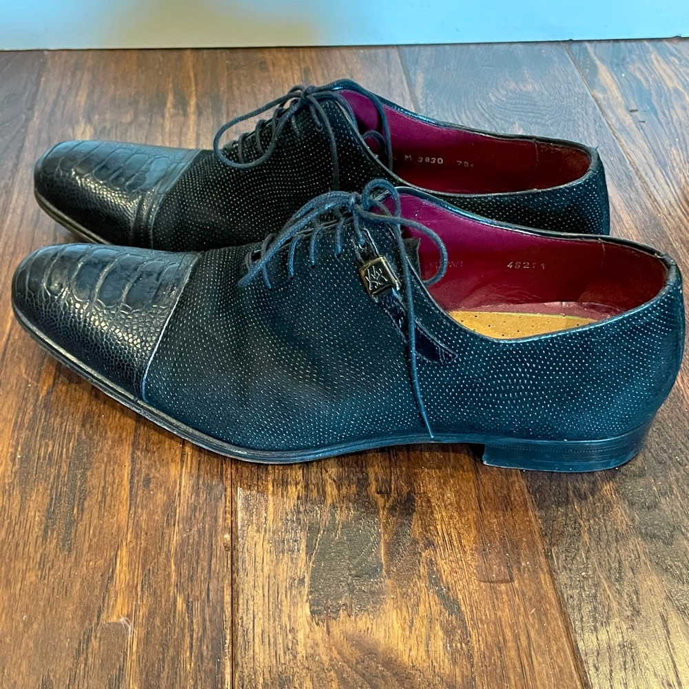 Men’s Mezlan black dress shoe